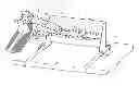 Fig. 01 - Shelf-mounted handgun rack