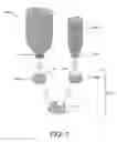 Fig. 02 - Universal adapter system for bottle containers using a dispensing pump or cap