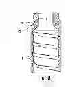 Fig. 09 - Electrode for plasma torch with novel assembly method and enhanced heat transfer