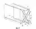 Fig. 17 - Container system with interlock and collapsible capabilities