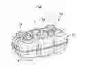 Fig. 02 - Reservoir for reducing aeration of a fluid