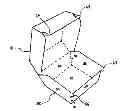Fig. 01 - Clamshell carton with convertible tray