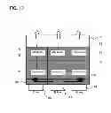 Fig. 14 - Light-emitting device comprising partition including overhang portion
