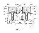 Fig. 09 - Electronic device comprising conductive structures and an insulating layer between the conductive structures and within a trench