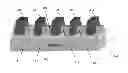Fig. 01 - ISOLATION COMPONENTS FOR TRANSISTORS FORMED ON FIN FEATURES OF SEMICONDUCTOR SUBSTRATES