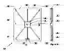 Fig. 01 - Fan module and fan module assembly for perishable transportation and as display shelves