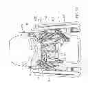 Fig. 14 - Apparatus and method for automatic adjustment of a support surface with interwoven support elements