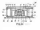 Fig. 10 - Power generator having coil and magnet disposed between pair of leaf springs