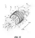 Fig. 12 - Transverse flux electrical machine rotor