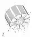 Fig. 10 - Radially embedded permanent magnet rotor having magnet retention features and methods thereof