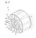 Fig. 16 - Radially embedded permanent magnet rotor having magnet retention features and methods thereof