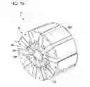 Fig. 17 - Radially embedded permanent magnet rotor having magnet retention features and methods thereof