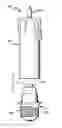 Fig. 01 - Electric candles for use in light sockets