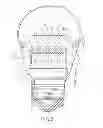 Fig. 09 - Lamp having outer shell to radiate heat of light source