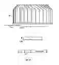 Fig. 05 - Interfacing a light emitting diode (LED) module to a heat sink assembly, a light reflector and electrical circuits