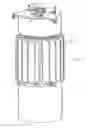Fig. 01 - Lighting fixture with flow-through cooling