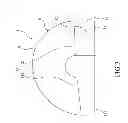 Fig. 03 - Optical lens for lighting fixture