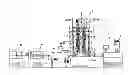 Fig. 01 - Extrusion line for producing peroxide-cross-linked polyethylene pipes