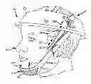 Fig. 01 - Chin strap sensor for triggering control of walk-around characters