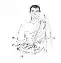 Fig. 01 - Shoulder orthosis having a supportive strapping system