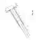 Fig. 44 - Method and apparatus for accessing the interior of a hip joint, including the provision and use of a novel telescoping access cannula and a novel telescoping obturator