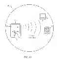 Fig. 12 - Wireless communications using a sound signal