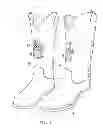 Fig. 02 - Cowboy boots with interchangeable inlay for the purpose of changing colors of design