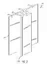 Fig. 04 - Sign display system which accommodates interchangeable panels in a tamper resistant manner