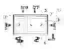 Fig. 01 - Height and Width Adjustment System for Sliding Doors