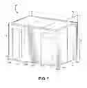 Fig. 02 - RELOCATABLE HABITAT UNIT HAVING RADIO FREQUENCY INTERACTIVE WALLS