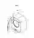 Fig. 37 - Wall-mounted drum-type washing machine