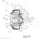 Fig. 26 - Manually driven electronic deadbolt assembly with free-spinning bezel