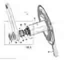 Fig. 01 - Bottom bracket assembly of a bicycle and left crank arm assembly thereof