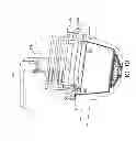 Fig. 19 - Device for preparing a liquid beverage from a cartridge