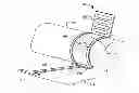 Fig. 01 - Back support for an inflatable boat