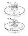 Fig. 08 - Top-fill hummingbird feeder with vertically operative base sealing mechanism