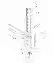 Fig. 01 - Supporting base for stabilizing an angle iron post of a cabinet