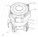Fig. 01 - Brushed rotatory device with collecting structure