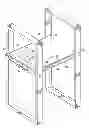 Fig. 01 - Adaptive information handling system rack rail mount