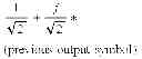 Fig. 13 - PLC FCH unitary circle differential symbol and preamble encoding determination