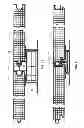 Fig. 06 - Assembly for securing two juxtaposed panels to a structure so as to allow thermal expansion and contraction