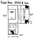 Fig. 07 - HDMI, VGA, Component, & Coax recessed receptacles