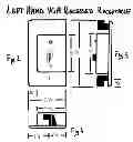 Fig. 37 - HDMI, VGA, Component, & Coax recessed receptacles