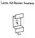 Fig. 40 - HDMI, VGA, Component, & Coax recessed receptacles