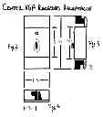 Fig. 41 - HDMI, VGA, Component, & Coax recessed receptacles