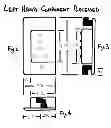 Fig. 45 - HDMI, VGA, Component, & Coax recessed receptacles