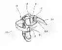 Fig. 01 - SECURING DEVICE FOR SEUCRING BICYCLE FRAME TO BICYCLE CARRY RACK