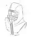 Fig. 02 - Method of assembly and disassembly of abrasive blast respirator
