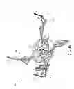 Fig. 16 - Power actuated wheel clamp