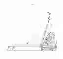 Fig. 10 - Lid hinge having piston and cam members for a laundry treatment machine